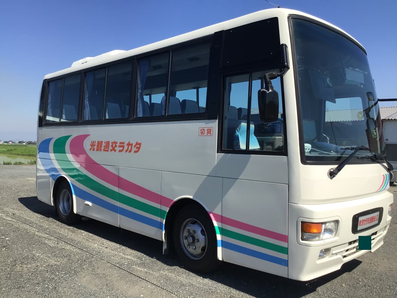 タカラ交通観光バス　小型バス　横